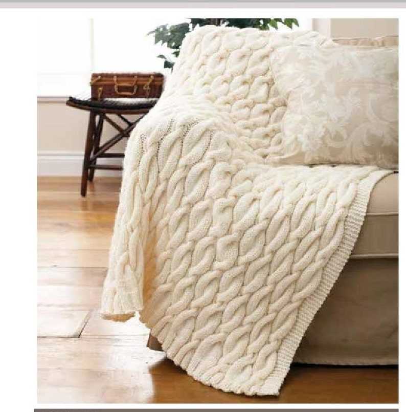 Hand knit blanket pattern free