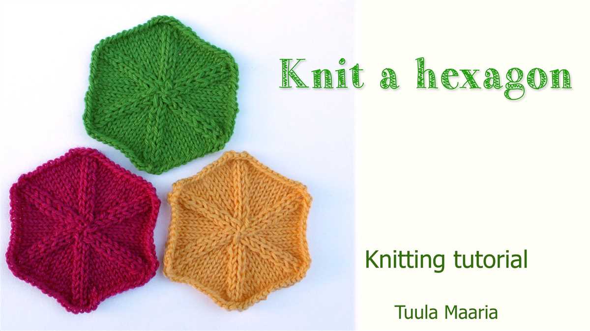 Hexagon knitting pattern free