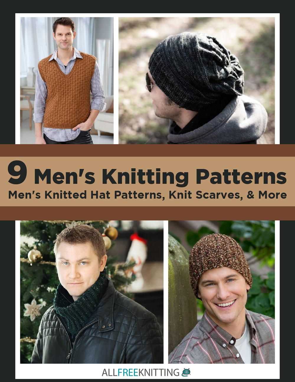 Men's knitted hat patterns