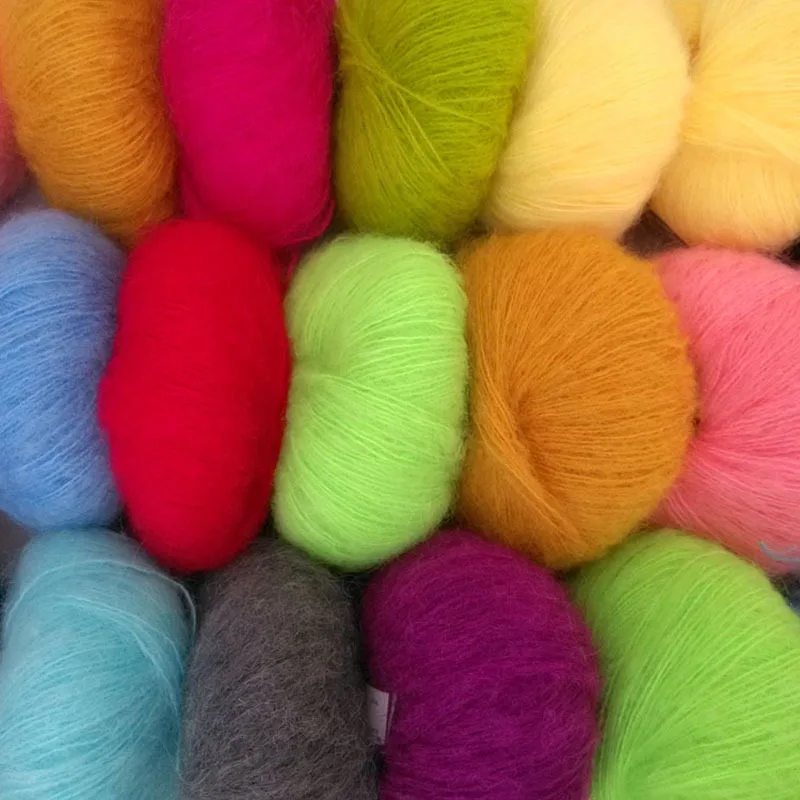 Free knitting patterns using mohair yarn