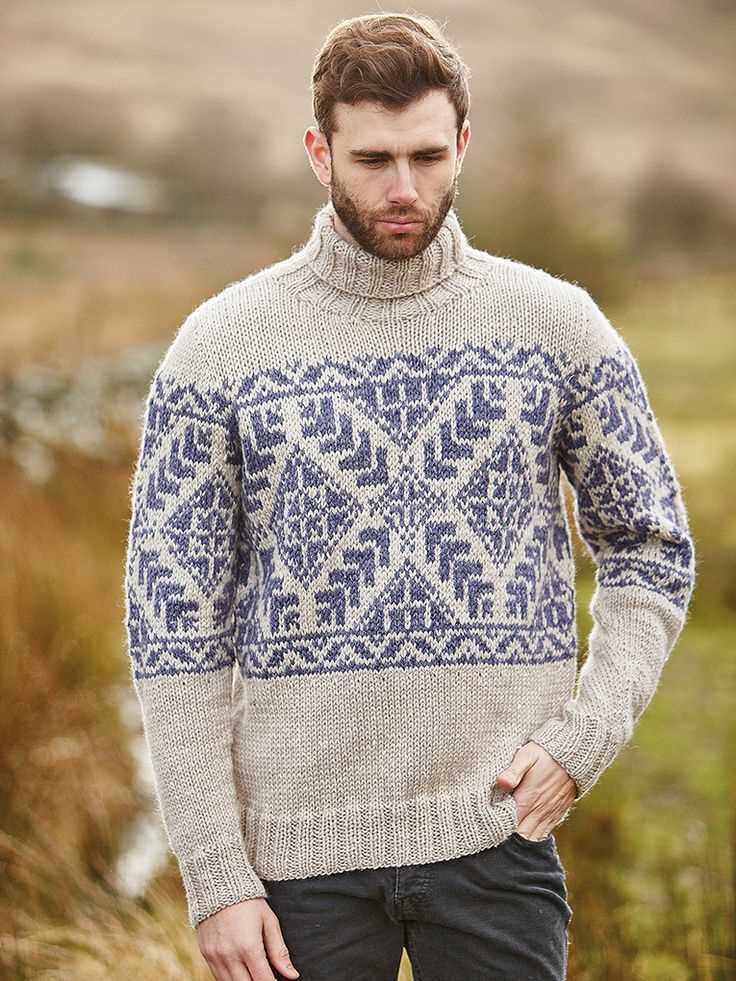 Mens christmas sweater knitting pattern