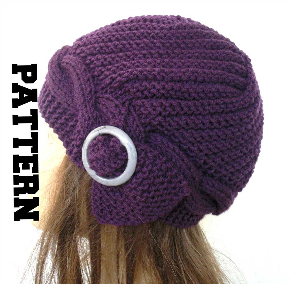 Knit cable hat pattern