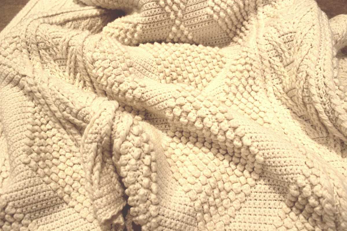 Hand knit blanket pattern free