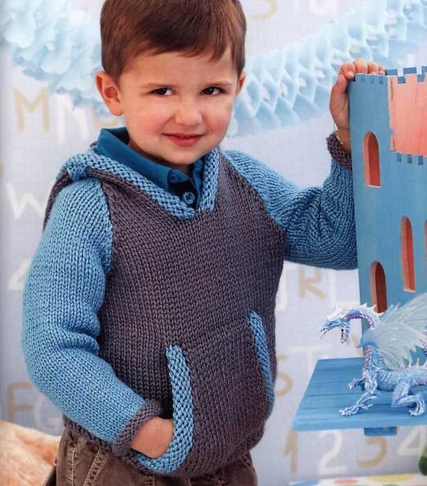 Kangaroo pocket knitting pattern