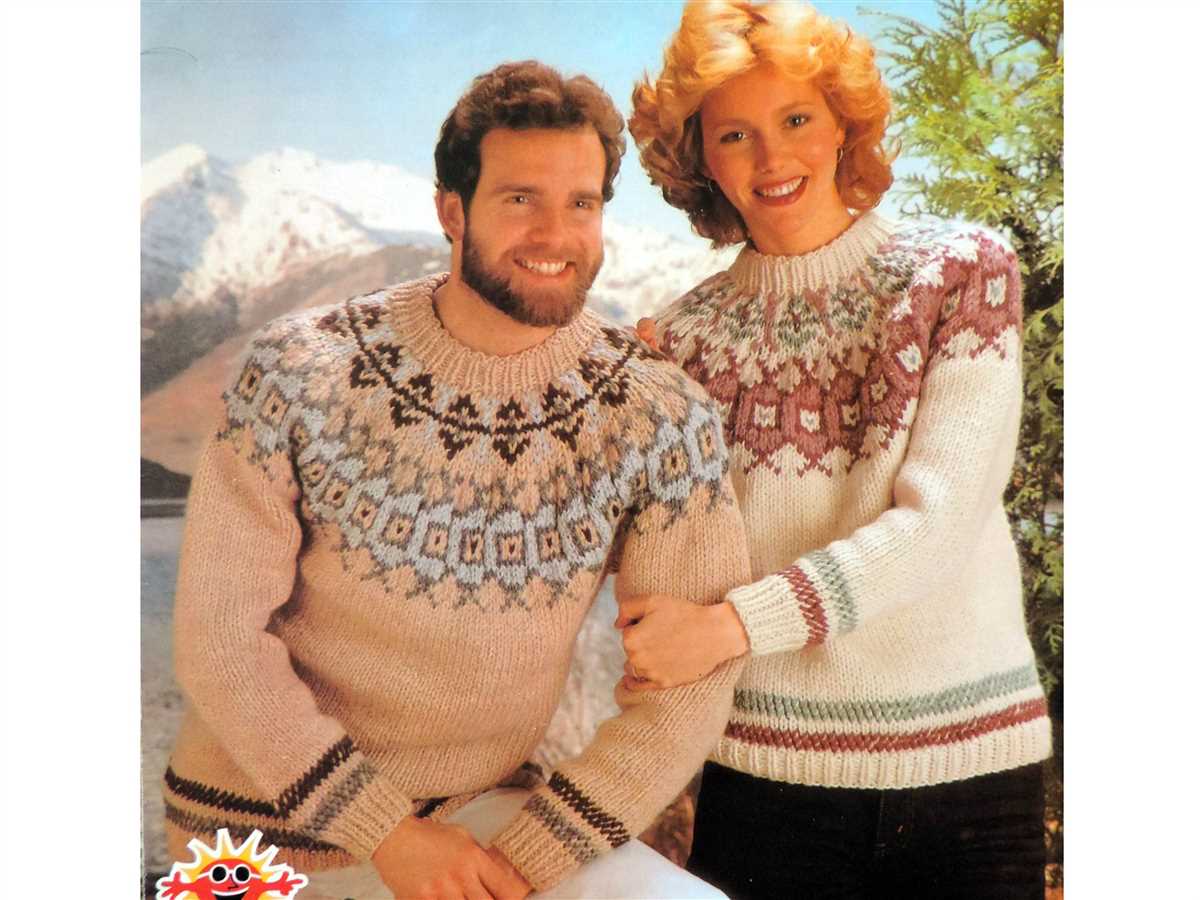 Mens christmas sweater knitting pattern