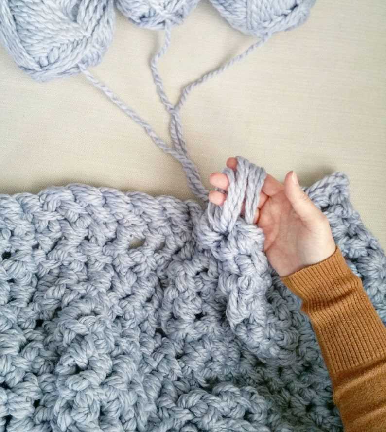 Hand knit blanket pattern free