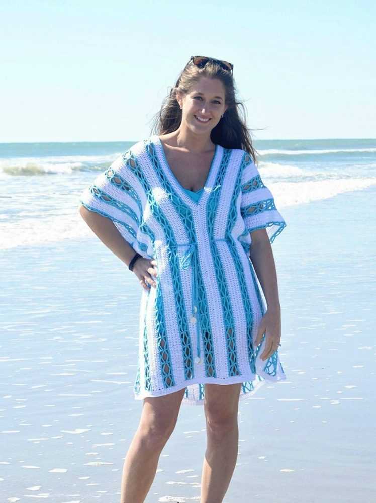 Knit beach cover up pattern