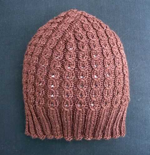 Knit cable hat pattern