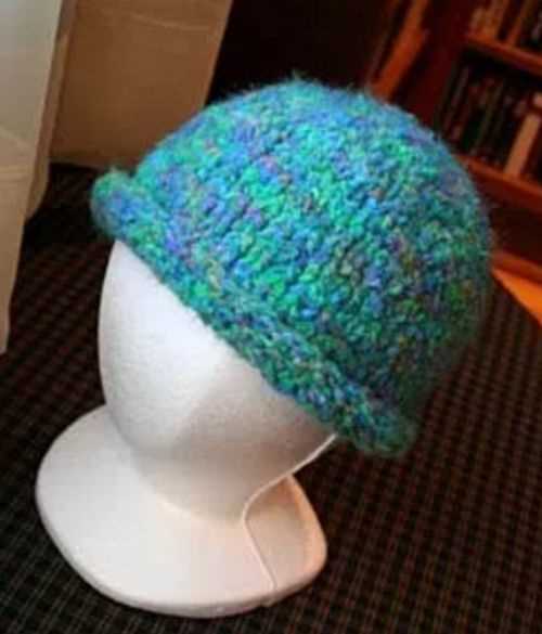 Knit chemo hats free patterns