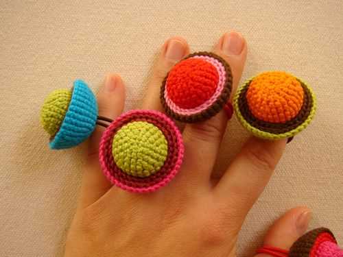 Knit ring pattern