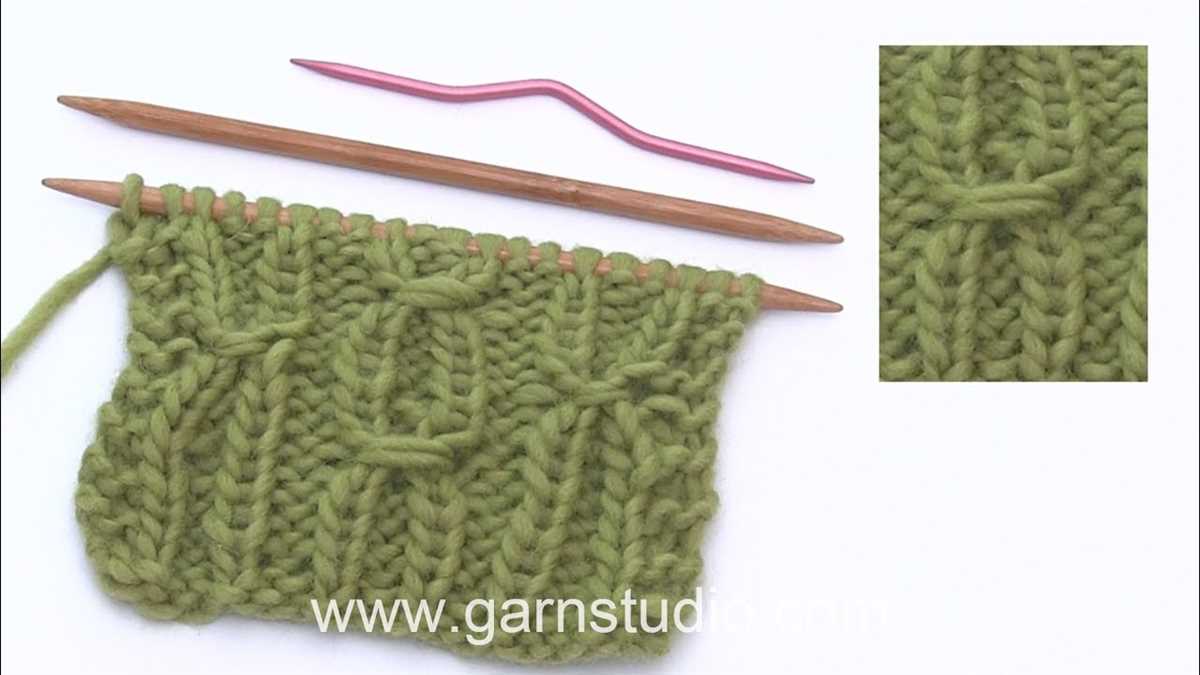 Knit 1 purl 2 pattern