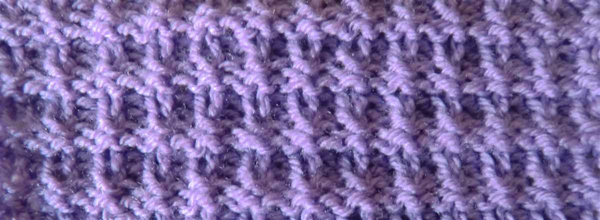 Knit 2 purl 1 pattern