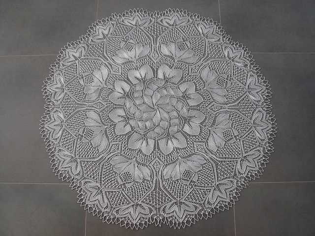 Knitted lace doily patterns