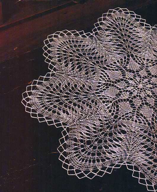 Knitted lace doily patterns