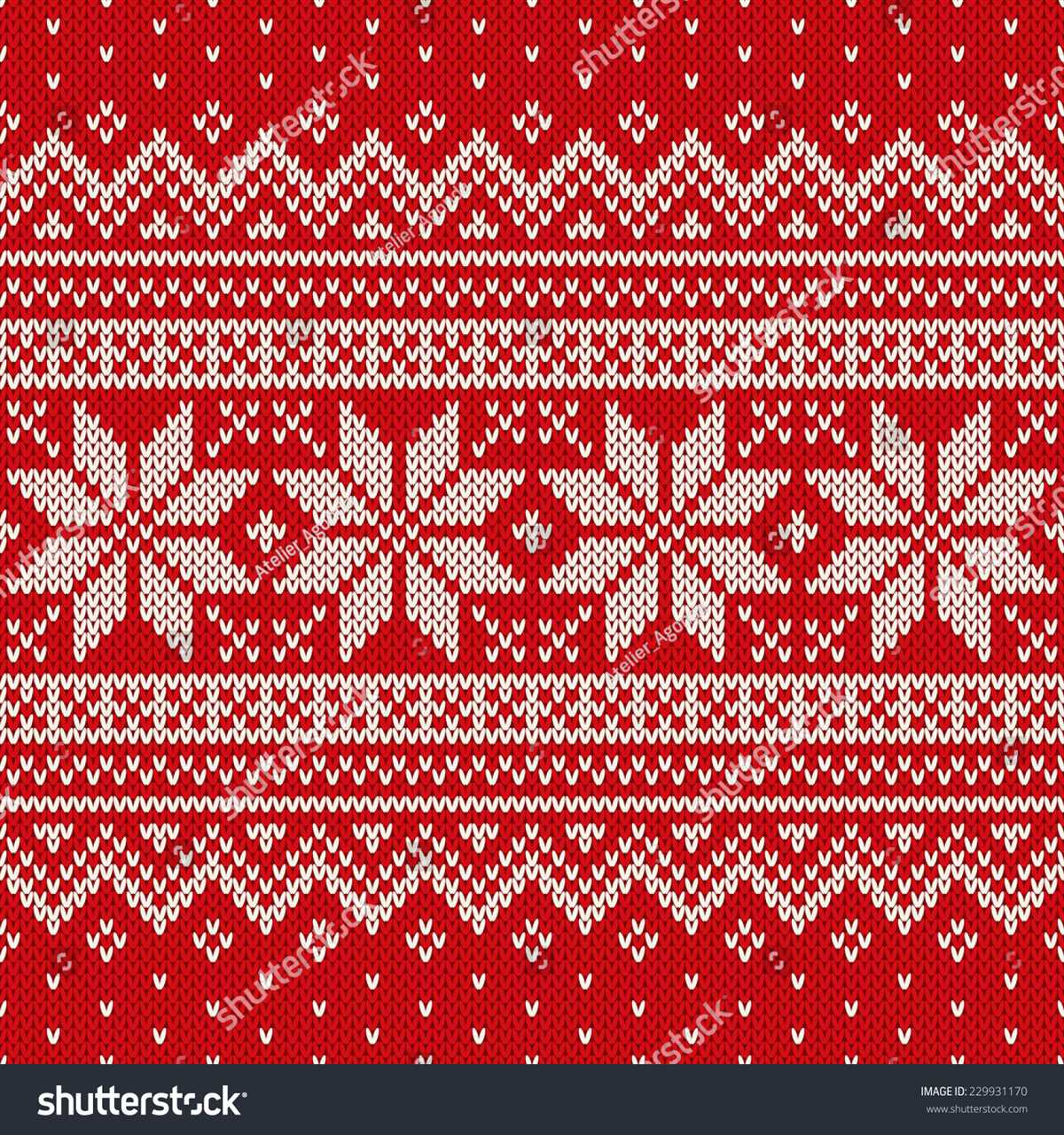 Knitted santa ornament pattern