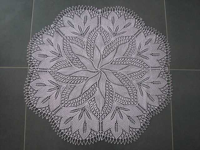 Knitted lace doily patterns