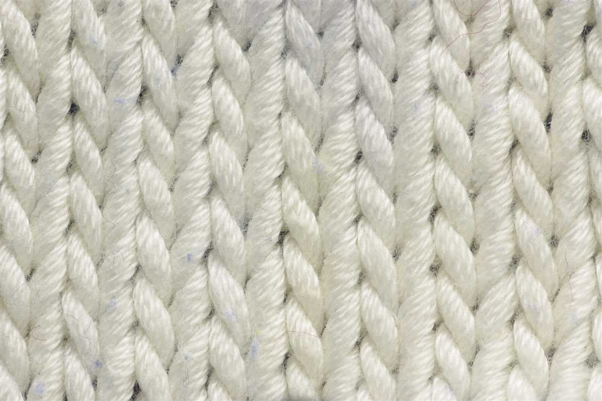 Knitting patterns using hemp yarn