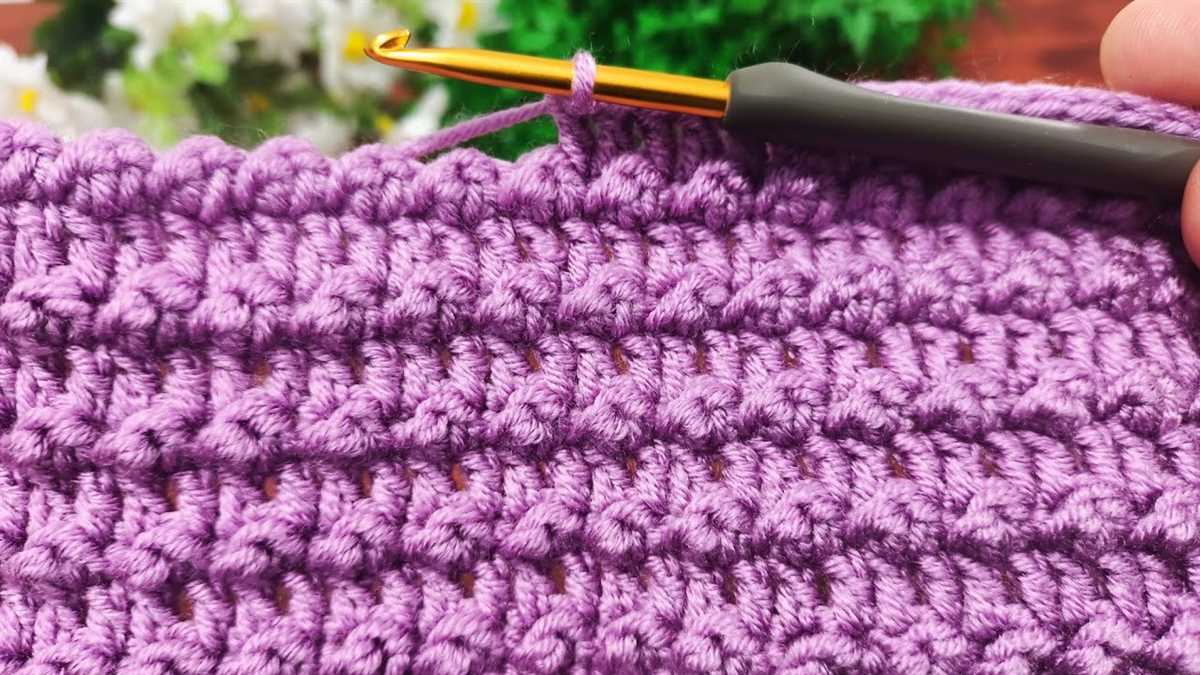 Knitting fade pattern
