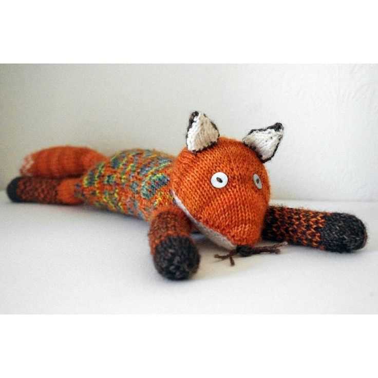 Knitting pattern fox