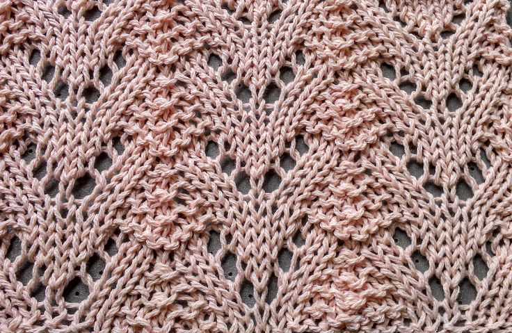 Lacy knitting pattern