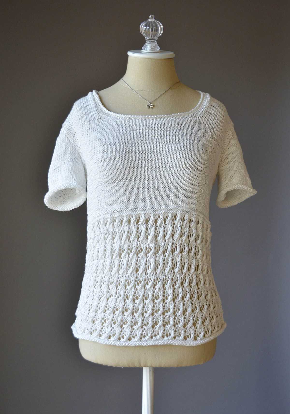 Ladies knitted tunic pattern