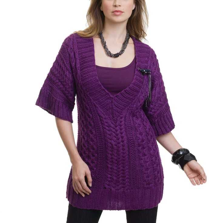 Ladies knitted tunic pattern