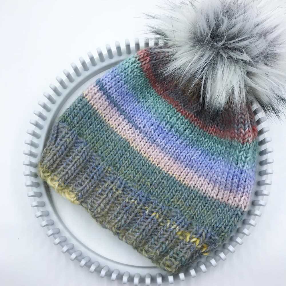 Loom knit hat pattern