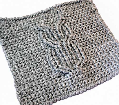 Owl dishcloth knitting pattern