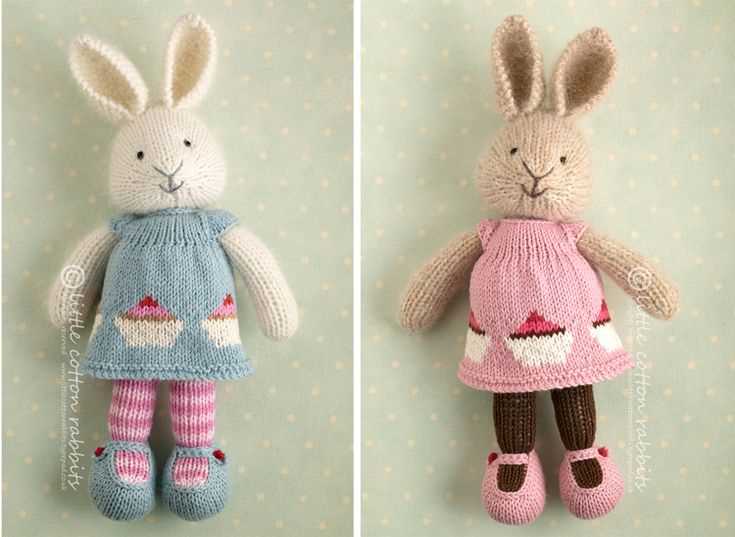 Little cotton rabbits knitting patterns