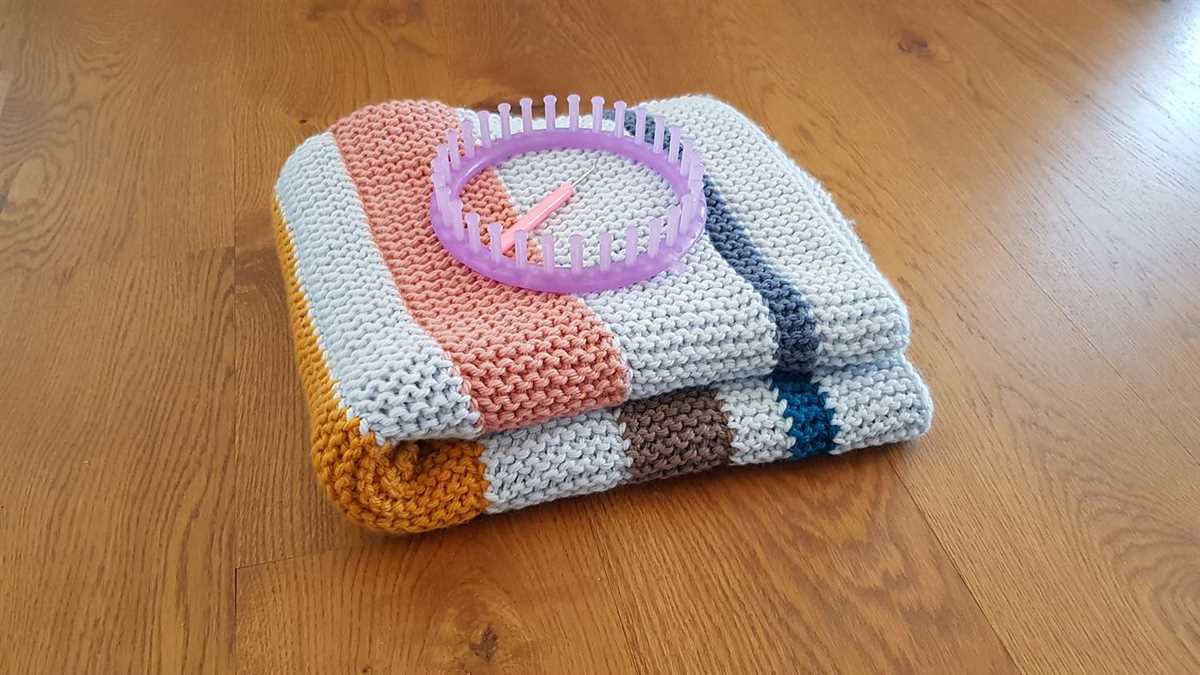 Loom knit blanket pattern