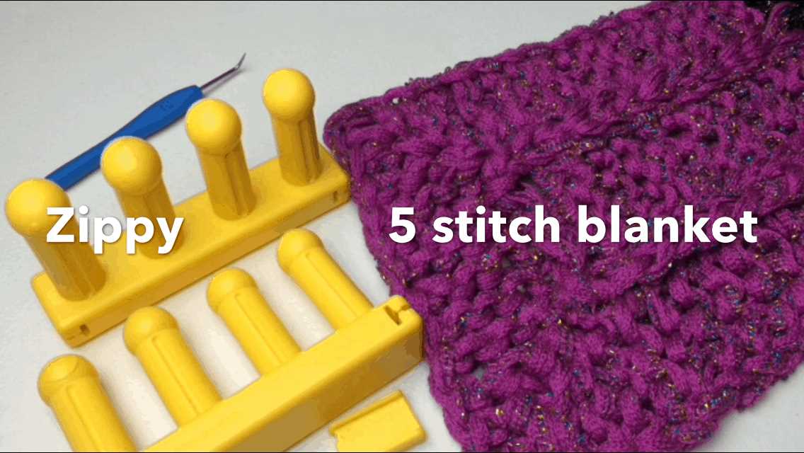 Loom knit blanket pattern