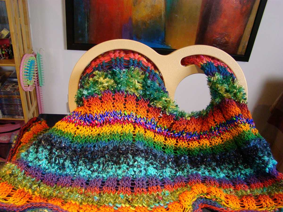 Loom knit blanket pattern