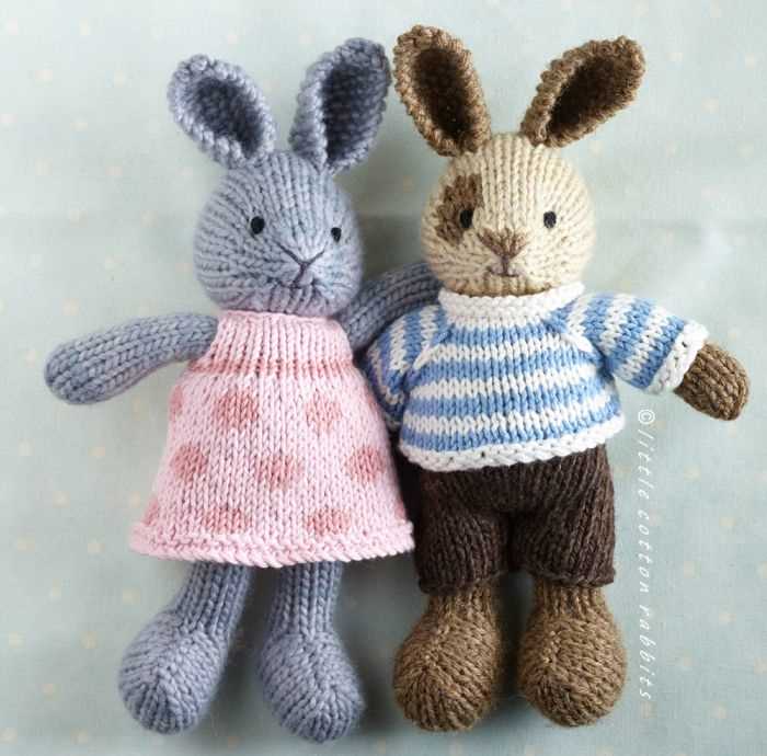 Little cotton rabbits knitting patterns