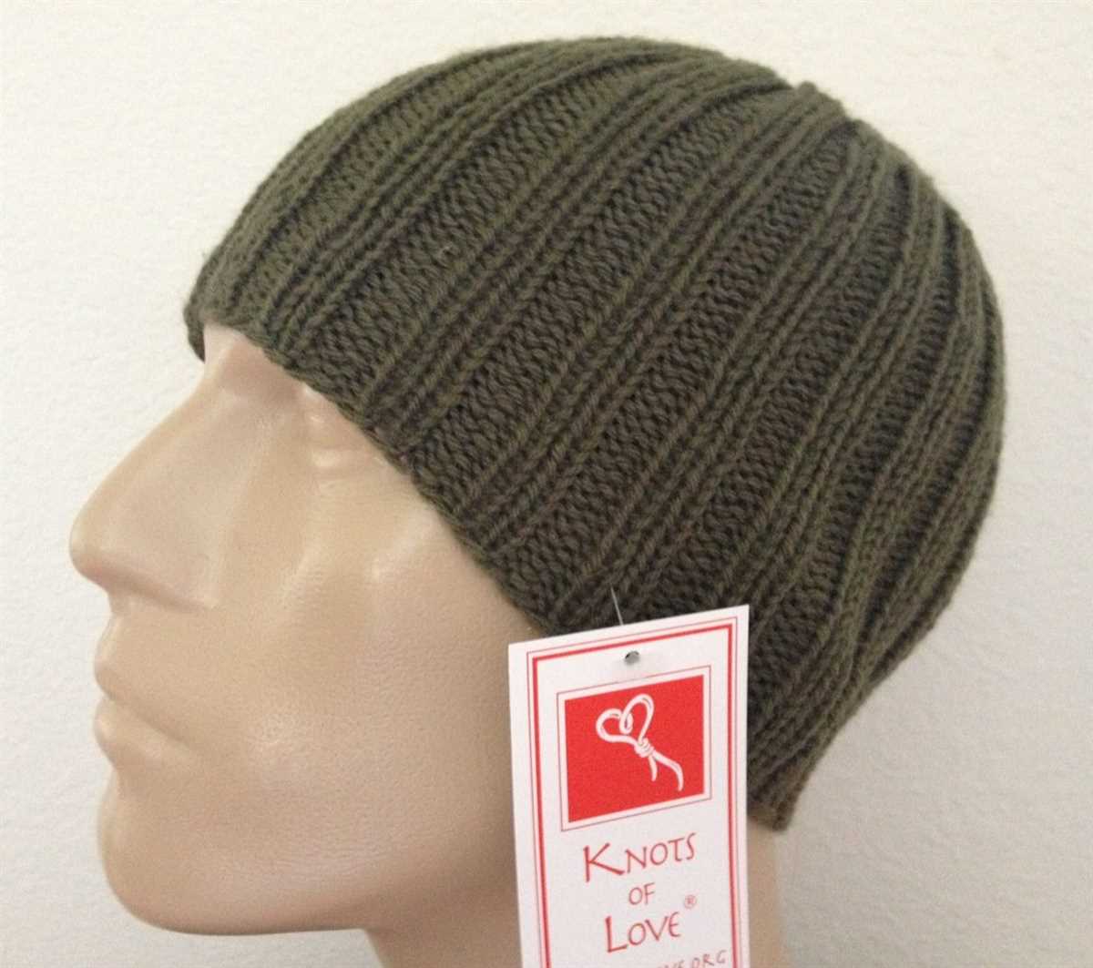 Men's knitted hat patterns