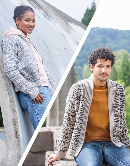 Mens chunky knit cardigan pattern
