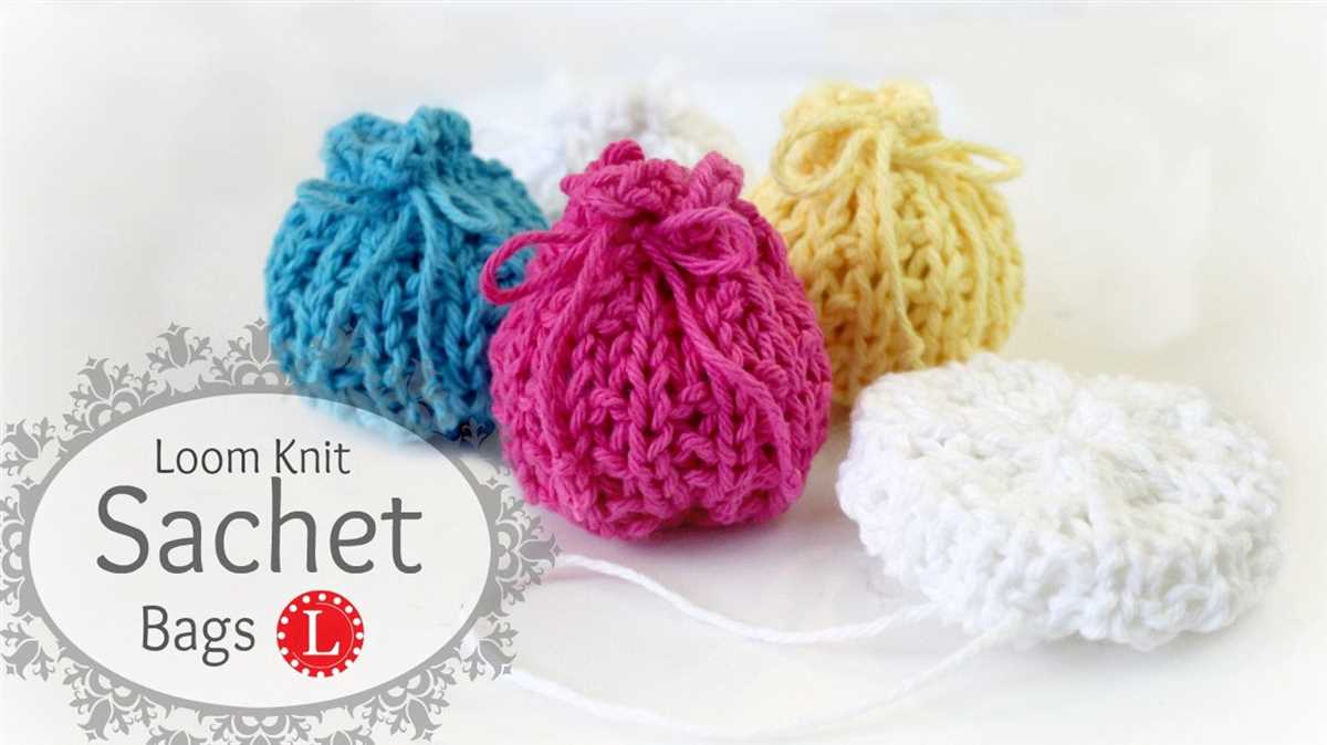 Loom knit market bag pattern