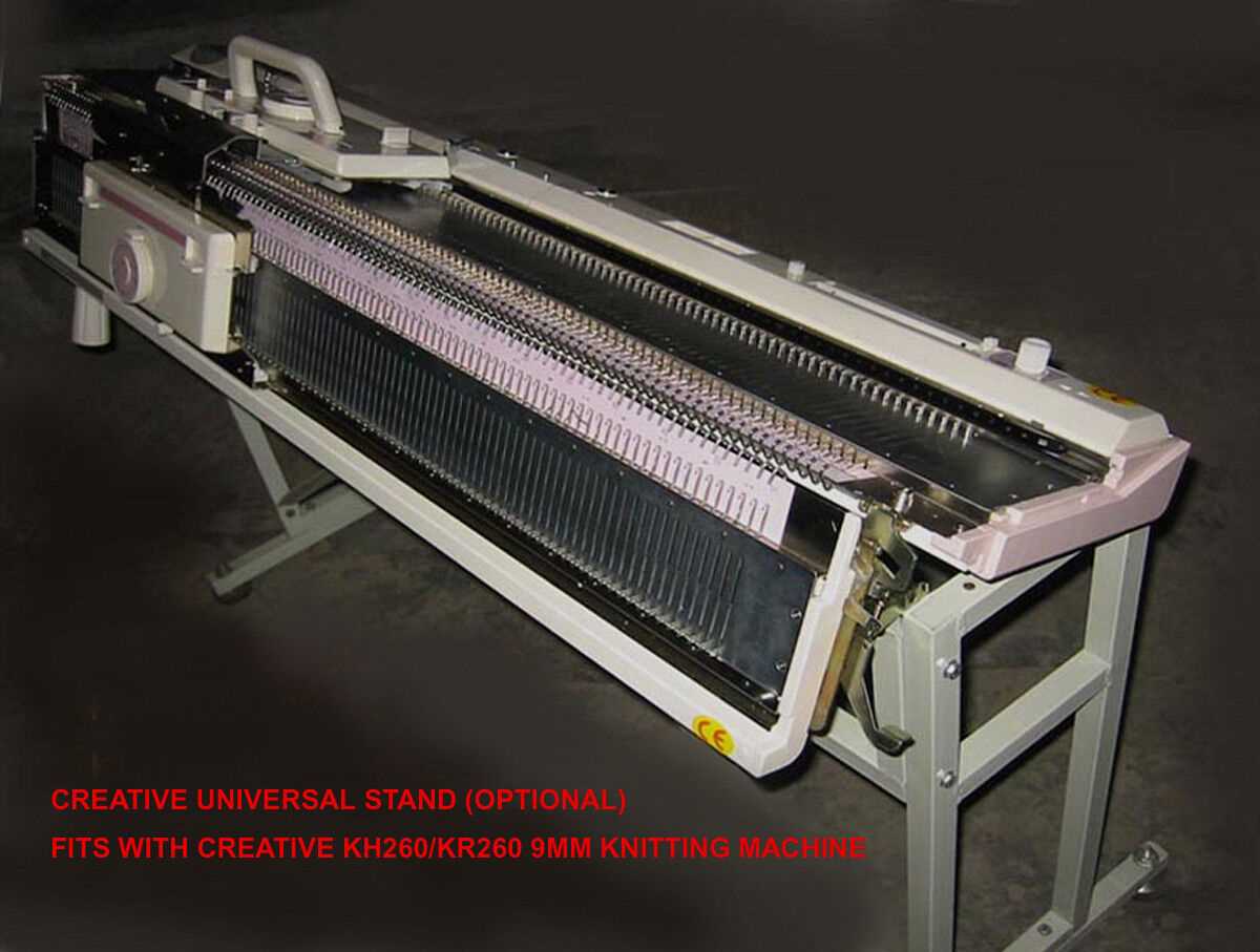 Knitting machine ribber patterns