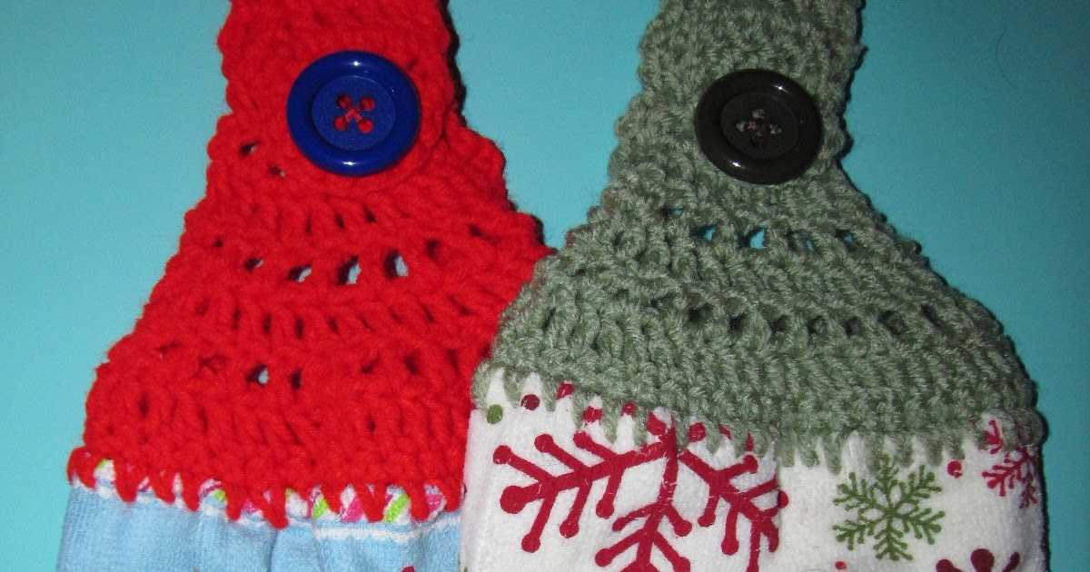 Pattern for knitted towel toppers