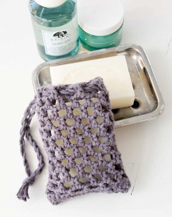 Knitted soap holder pattern