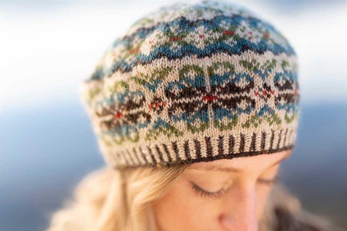 Big dipper hat knitting pattern