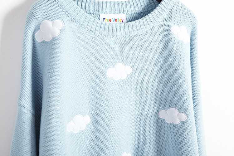 Cloud sweater knitting pattern