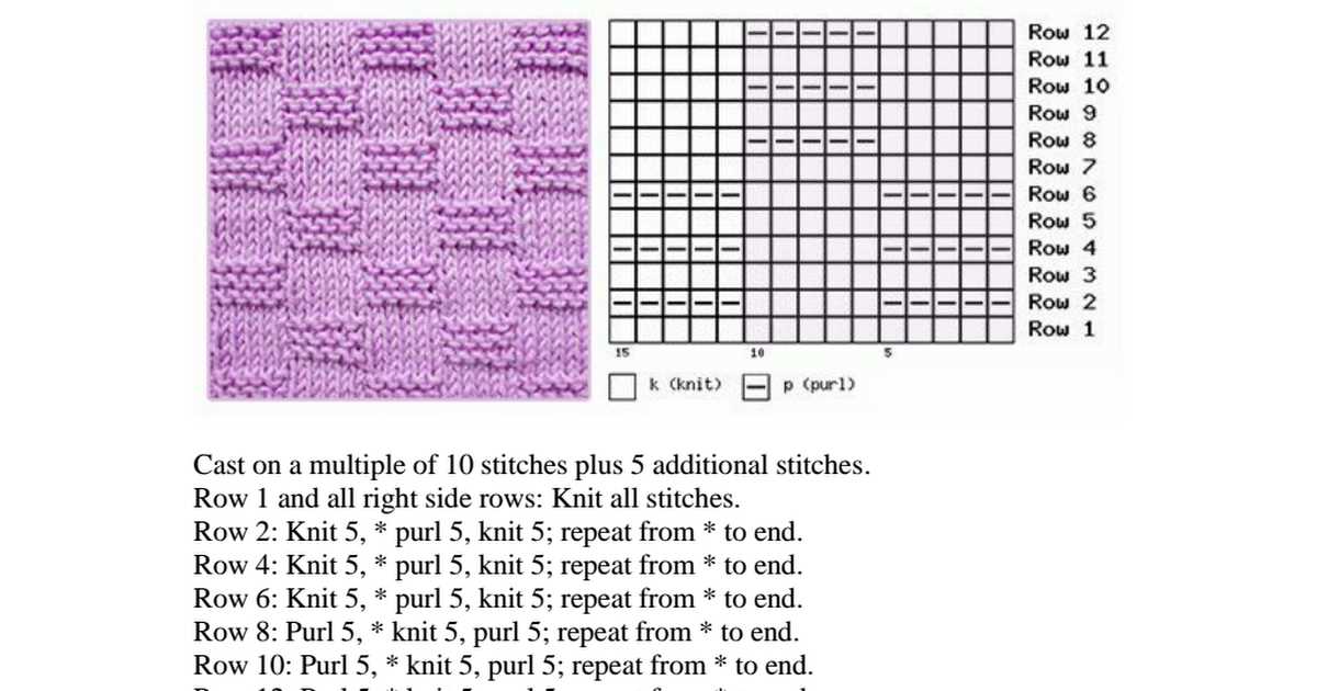 Block knitting patterns