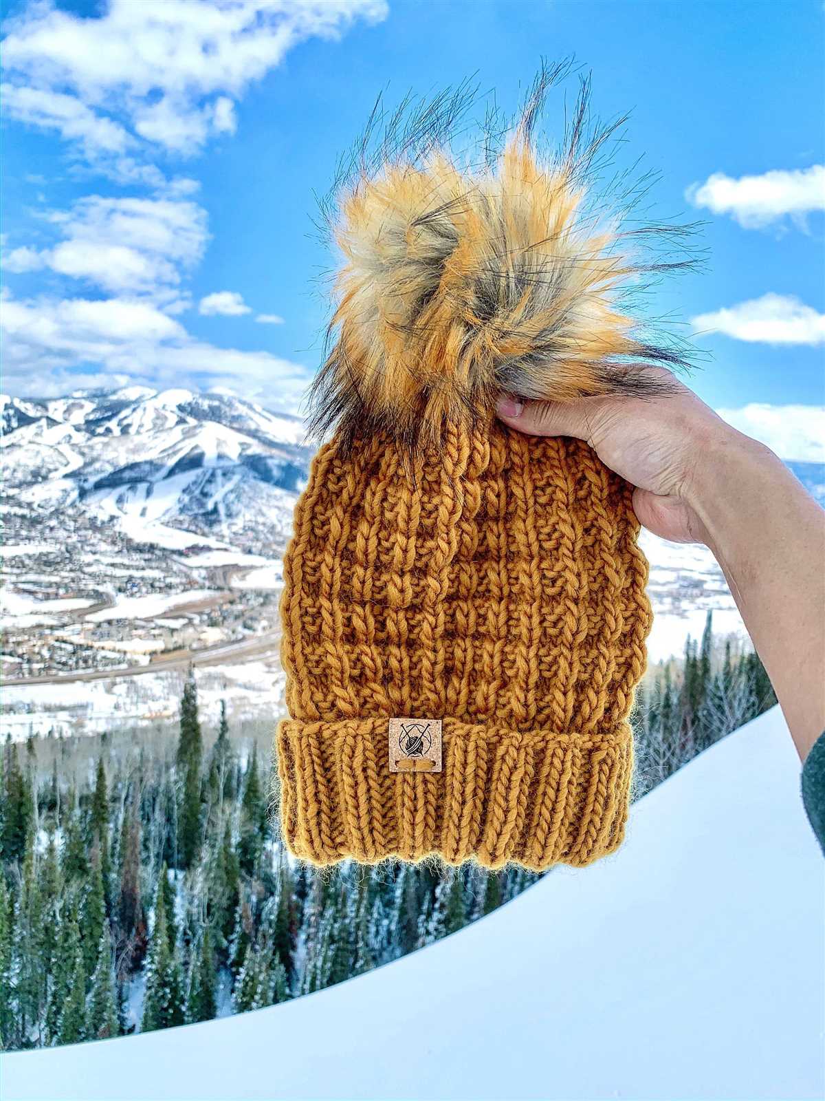Beanie chunky knit pattern