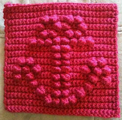 Bobble stitch knitting patterns
