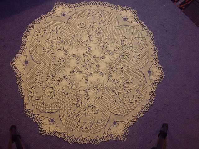 Knitted lace doily patterns