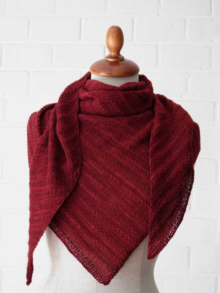 Scarf shawl knitting pattern