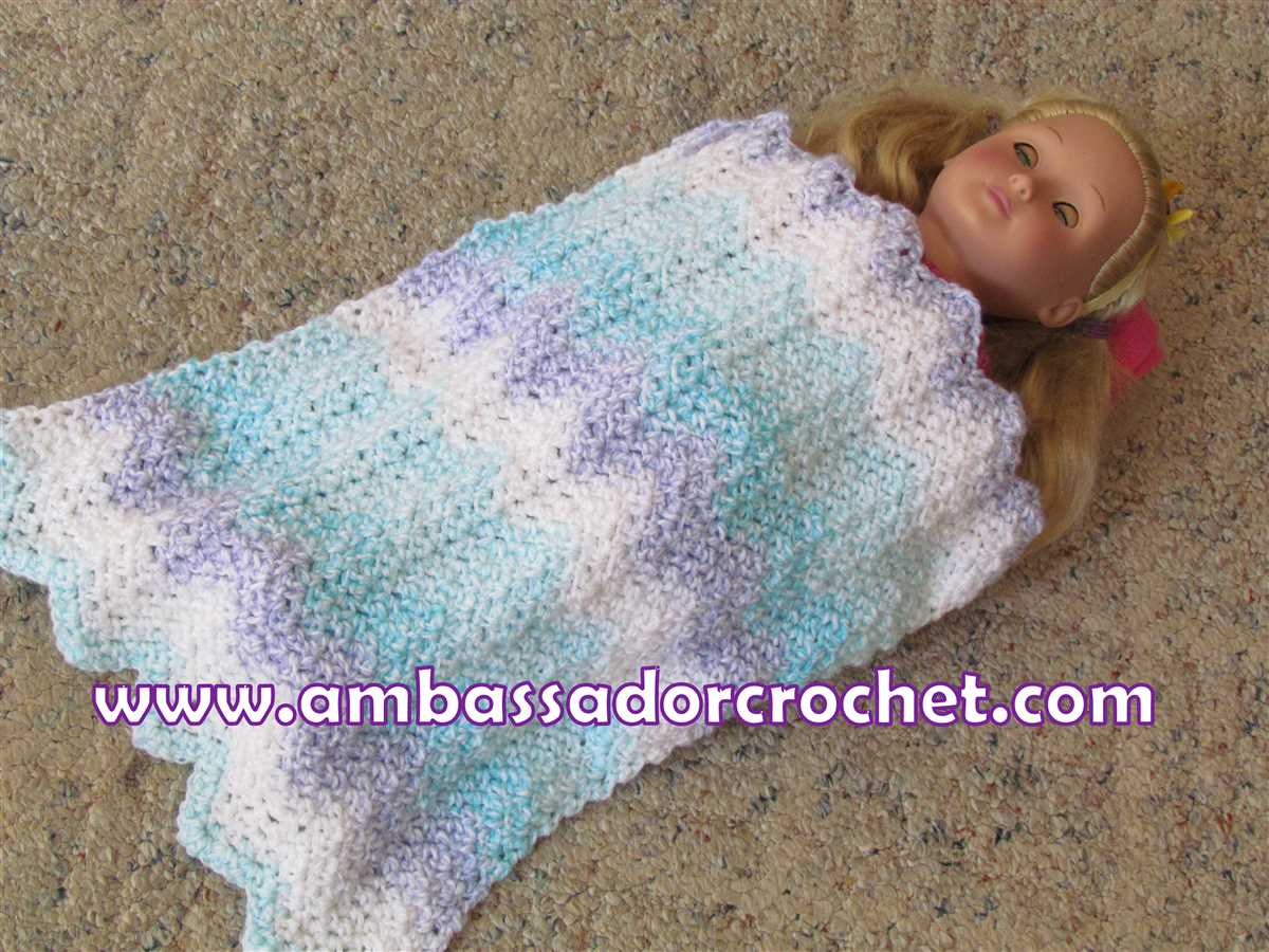Knitted doll blanket pattern free