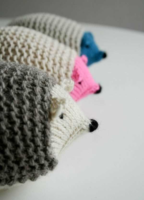 Knitted hedgehog free pattern