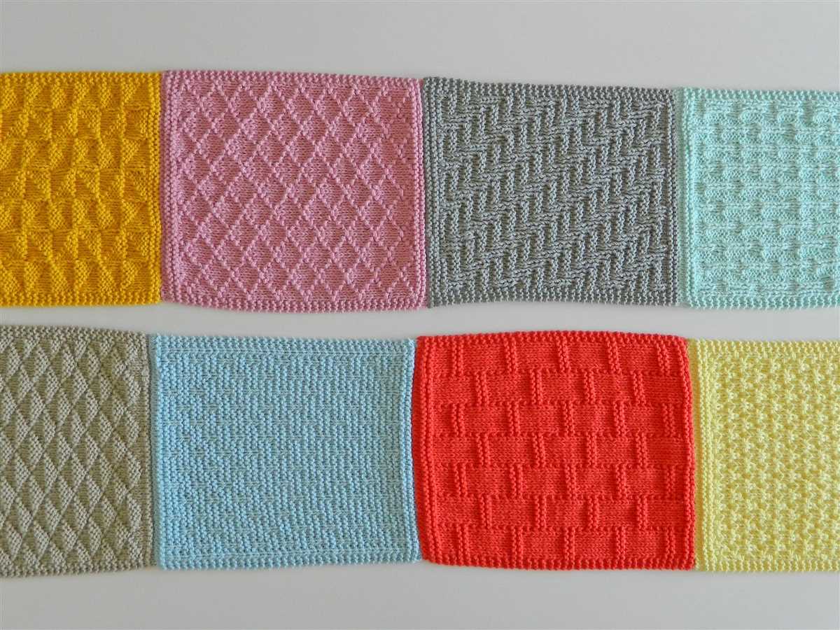 Block knitting patterns