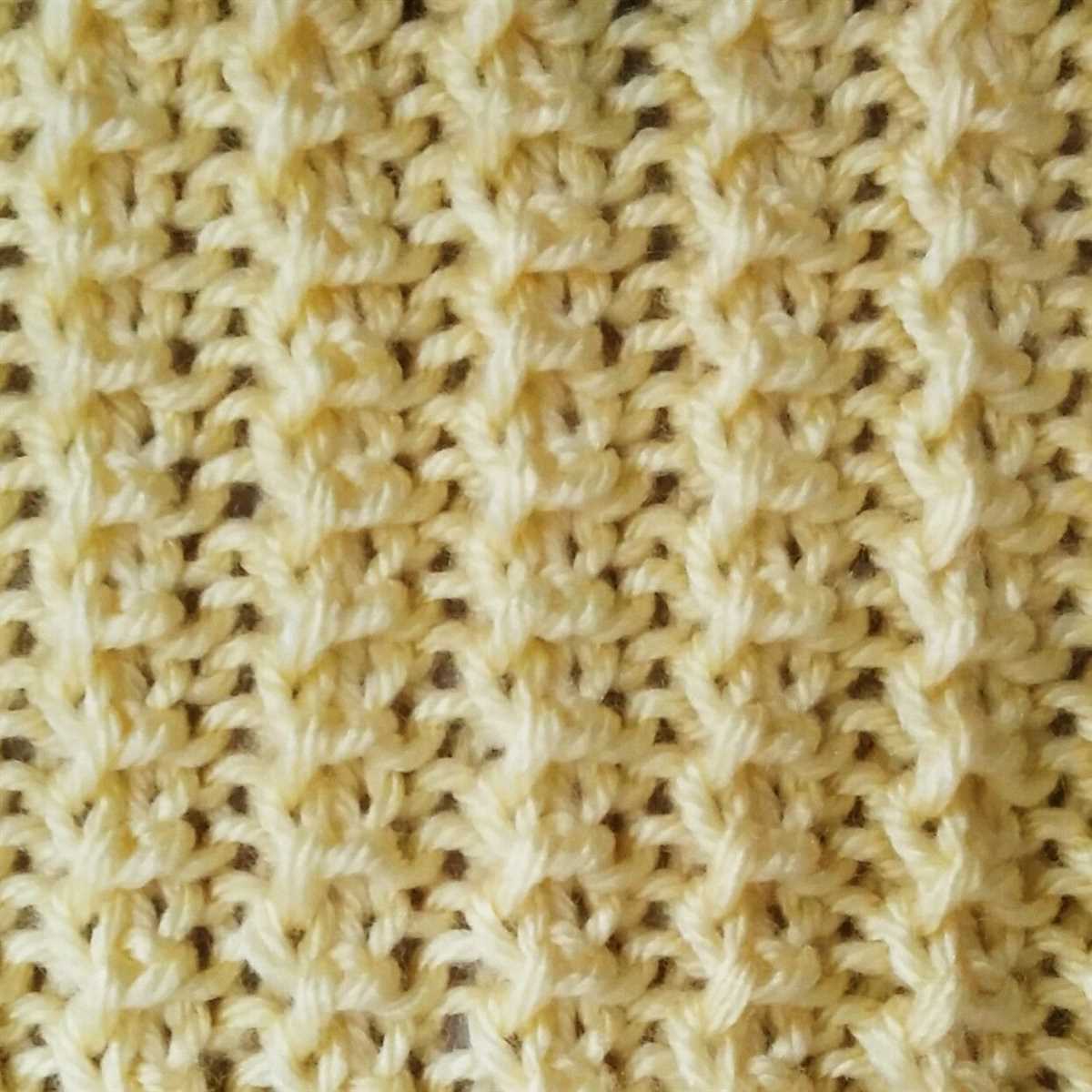 Knit 2 purl 1 pattern